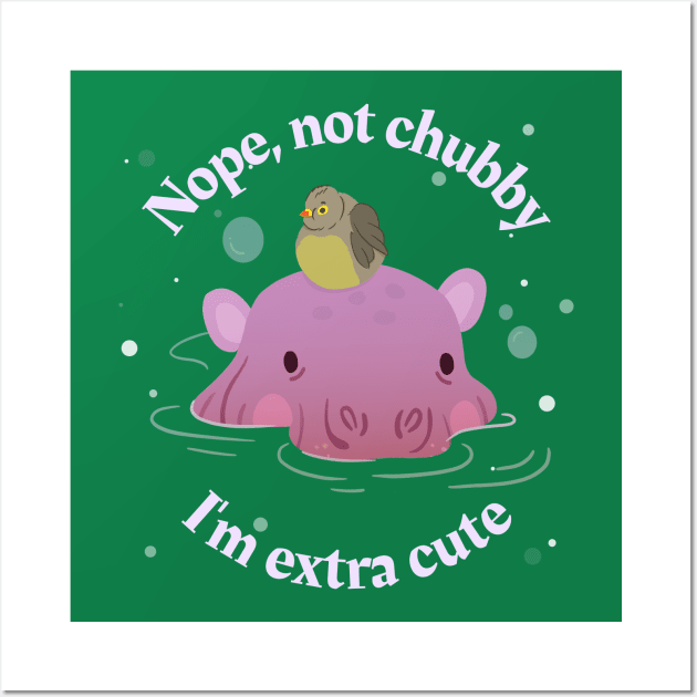 Not chubby, just extra cute Wall Art by John Byrne